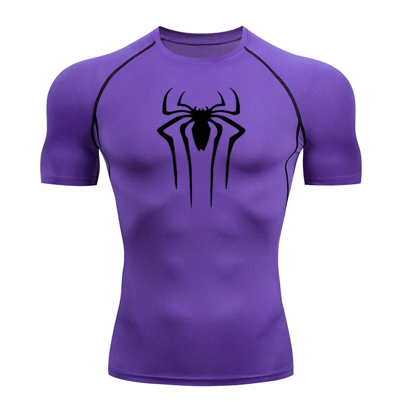 Spiderman Short-Sleeve Compression Shirt