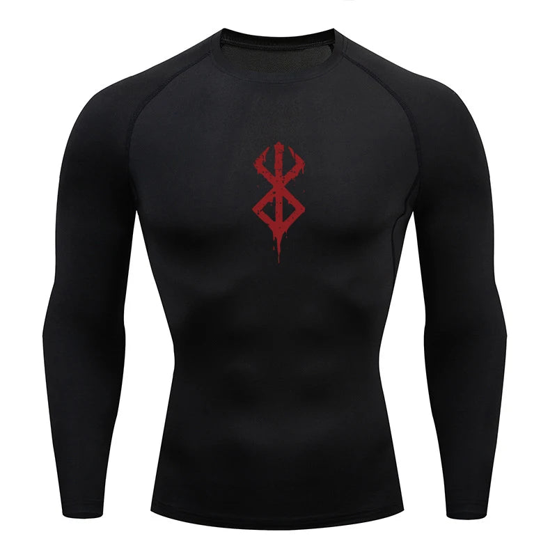 Sacrifice Brand Long-Sleeve Compression Shirt