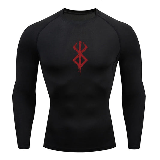 Sacrifice Brand Long-Sleeve Compression Shirt