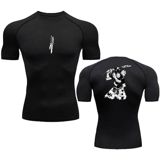 Jujutsu Kaisen Short-Sleeve Compression Shirt