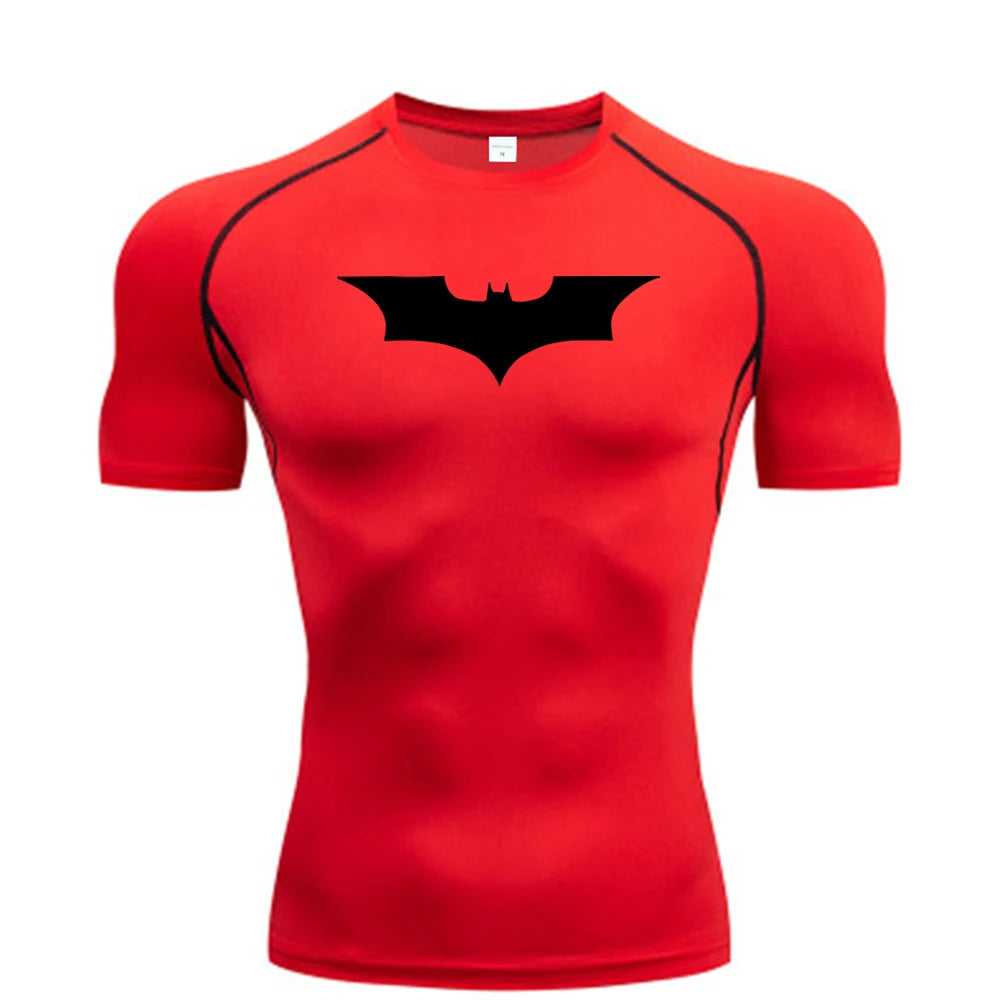 Batman Short-Sleeve Compression Shirt