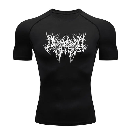 Dark Fantasy Short-Sleeve Compression Shirt