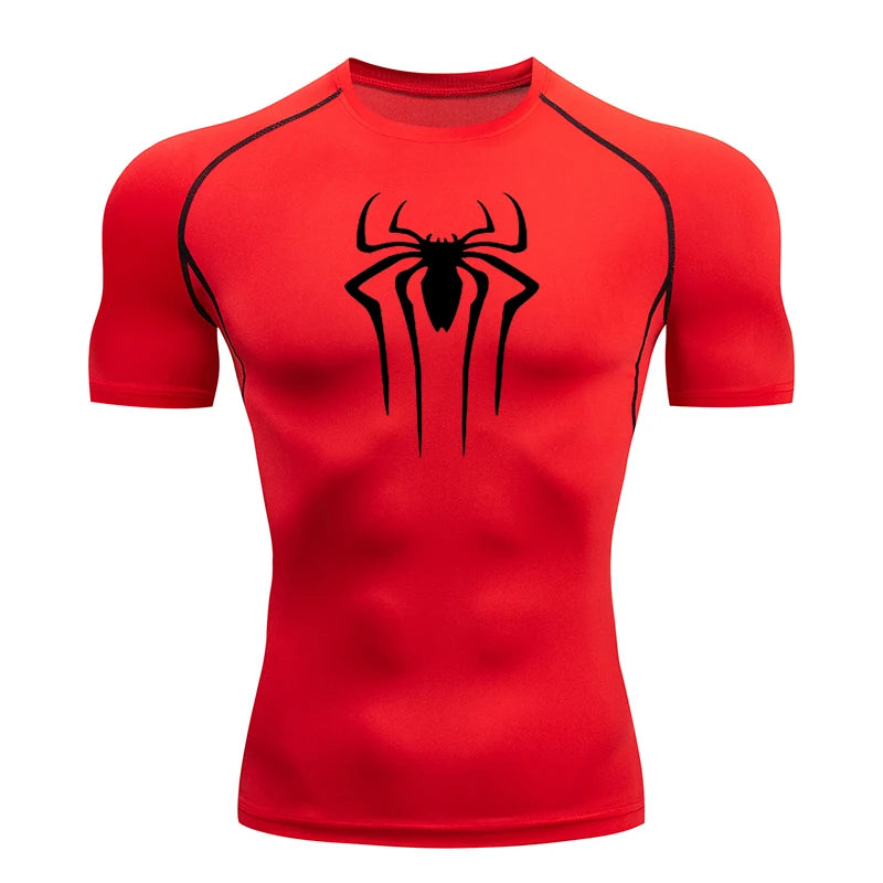 Spiderman Short-Sleeve Compression Shirt