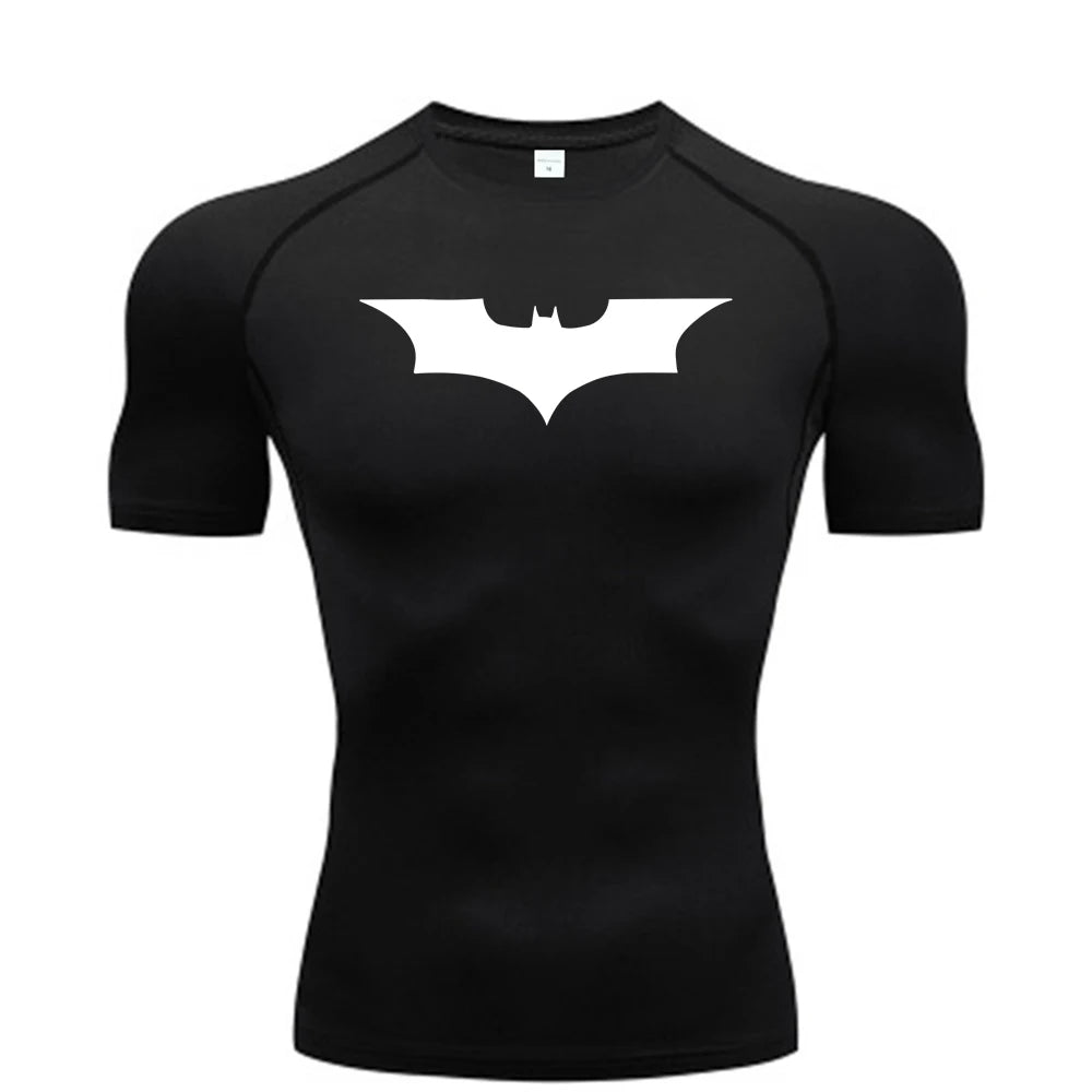 Batman Short-Sleeve Compression Shirt