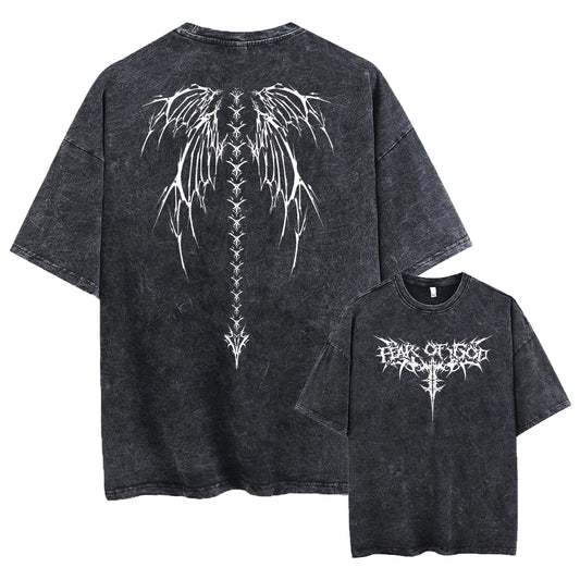 Oversize Vintage Skull T-Shirt