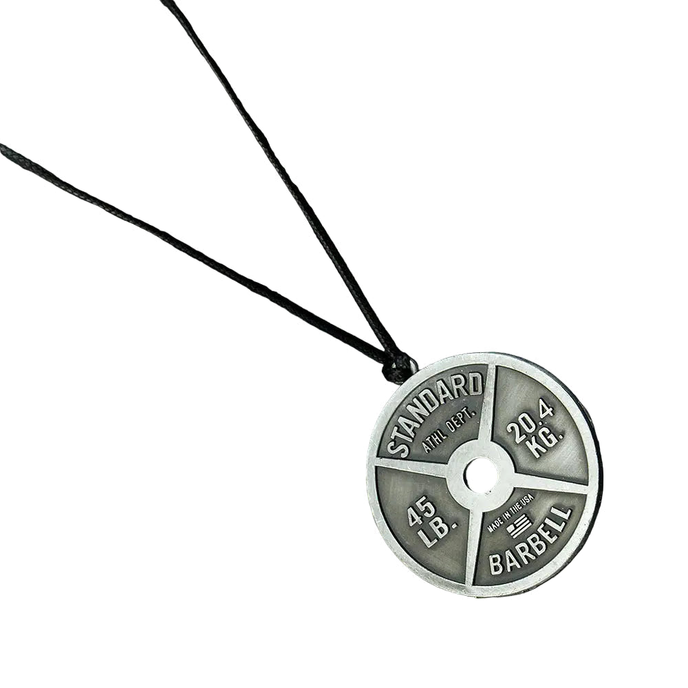 Gym Necklace with Disc Pendant